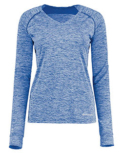 Holloway 222770 Women's Electrify CoolCore® Long Sleeve V-Neck T-Shirt