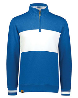 Holloway 229565 Ivy League Fleece Colorblocked Quarter-Zip Sweatshirt