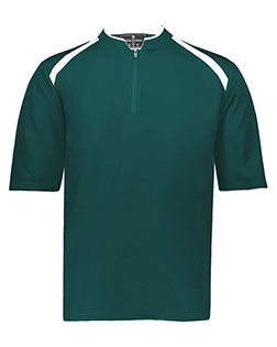 Holloway 229581  Clubhouse Short Sleeve Quarter-Zip Pullover