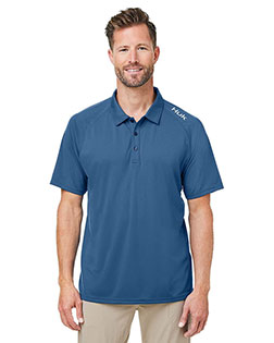 HUK H12L005 Men's Lopro Solid Performance Polo at BigNTallApparel