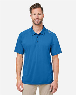HUK H12L005 Men's Lopro Solid Performance Polo In Big & Tall Sizes