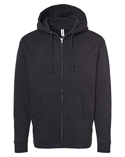 Independent Trading Co. IND4000Z  Heavyweight Full-Zip Hooded Sweatshirt at BignTallApparel