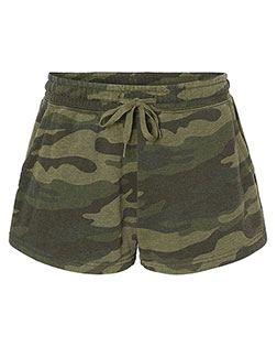 Independent Trading Co. PRM20SRT Women’s Lightweight California Wave Wash Sweatshorts
