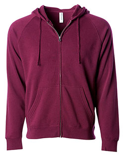 Independent Trading Co. PRM33SBZ  Special Blend Raglan Full-Zip Hooded Sweatshirt