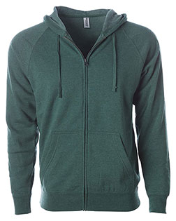 Independent Trading Co. PRM33SBZ Special Blend Raglan Full-Zip Hooded Sweatshirt