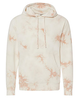 Independent Trading Co. PRM4500TD Midweight Tie-Dyed Hooded Sweatshirt at BigNTallApparel