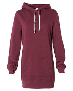 Independent Trading Co. PRM65DRS  Women’s Special Blend Hooded Sweatshirt Dress