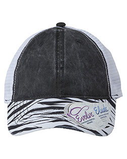 Infinity Her JANET  Women's Animal Print Mesh Back Cap at BignTallApparel