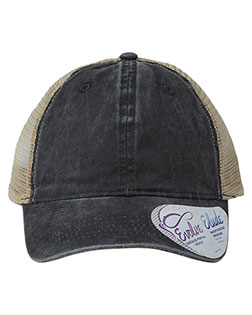 Infinity Her TESS Women's Washed Mesh Back Cap at BigNTallApparel