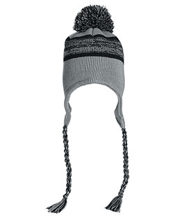 J America 5007JA Men Backcountry Knit Pom Hat