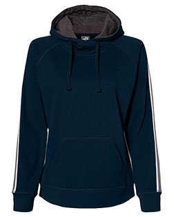 J America 8642  Women's Rival Fleece Hooded Sweatshirt