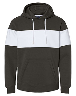 J America 8644JA  Men's Varsity Pullover Hooded Sweatshirt