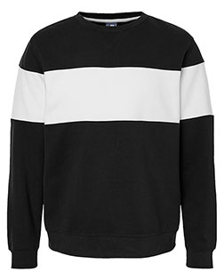 J America 8646 Varsity Fleece Crewneck Sweatshirt