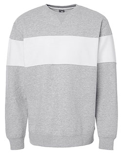 J America 8646  Varsity Fleece Crewneck Sweatshirt