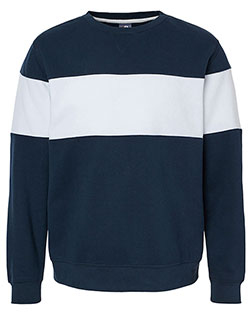 J America 8646JA  Unisex Varisity Fleece Crew