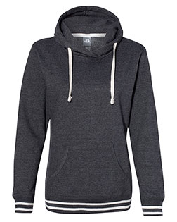 J America 8651  Women’s Relay Hooded Sweatshirt