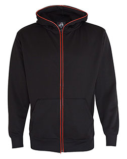 J America 8668  Glow Full-Zip Hooded Sweatshirt