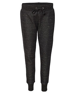 J America 8675  Women’s Mélange Fleece Joggers