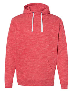 J America 8677  Mélange Fleece Hooded Sweatshirt