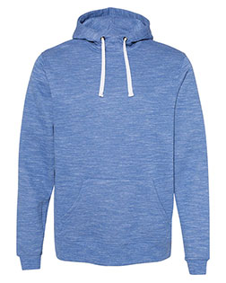 J America 8677 Mélange Fleece Hooded Sweatshirt