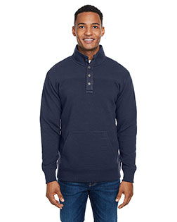 J America 8708  Ripple Fleece Snap Sweatshirt