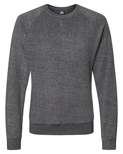 J America 8710  Flip Side Fleece Crewneck Sweatshirt at BignTallApparel