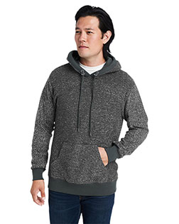 J America 8711JA Men Unisex Aspen Fleece Pullover Hooded Sweatshirt