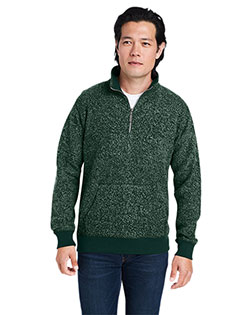 J America 8713 Aspen Fleece Quarter-Zip Sweatshirt