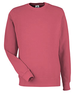 J America 8731JA Unisex Pigment Dyed Fleece Sweatshirt In Big & Tall Sizes
