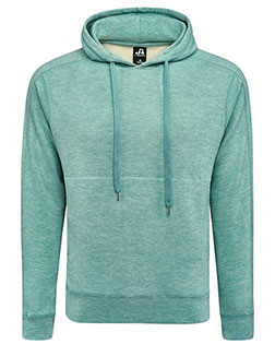 J America 8740JA  Unisex Electric Fleece Hooded Sweatshirt at BigNTallApparel