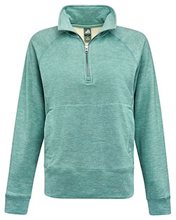 J America 8743JA  Ladies' Electric Fleece Quarter-Zip