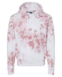 J America 8861  Tie-Dyed Fleece Hooded Sweatshirt