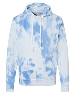 J America 8861  Tie-Dyed Fleece Hooded Sweatshirt