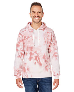 J America 8861JA adult Tie-Dye Pullover Hooded Sweatshirt