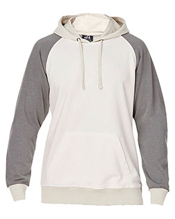 J America 8886  Vintage Tricolor Hooded Sweatshirt