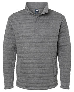 J America 8895JA  Men's Horizon Quarter-Snap Pullover at BigNTallApparel