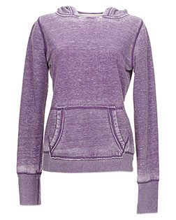 J America 8912  Women's Zen Fleece Hooded Sweatshirt