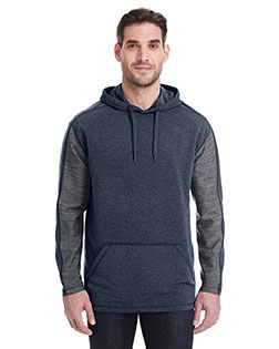 J America JA8435  Adult Omega Stretch Hooded Sweatshirt