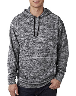 J America JA8613 Men Adult Cosmic Poly Fleece Hooded Sweatshirt