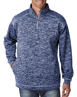 J America JA8614  Adult Cosmic Poly Fleece Quarter-Zip