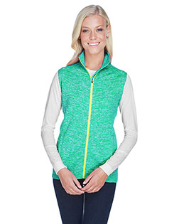 J America JA8625 Ladies' Lasic Cosmic Fleece Vest at Bigntall Apparel