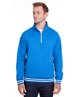 J America JA8650 Men Adult Relay Quarter-Zip at BigNTallApparel