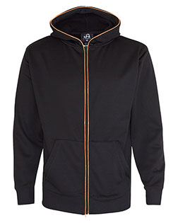 J America JA8668  Adult Glow Full-Zip Hood