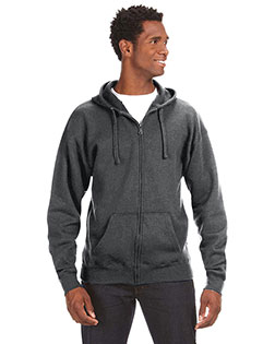 J America JA8821 adult Premium Full-Zip Fleece Hooded Sweatshirt