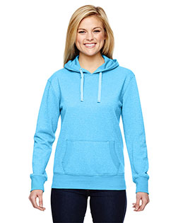 J America JA8860  Ladies' Glitter French Terry Hooded Sweatshirt