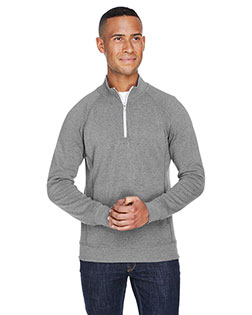 J America JA8869  Adult Triblend Fleece Quarter-Zip