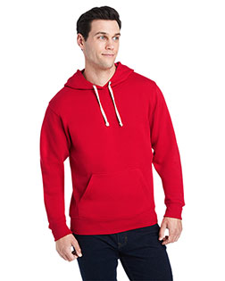 J America JA8871  Adult Triblend Pullover Fleece Hooded Sweatshirt