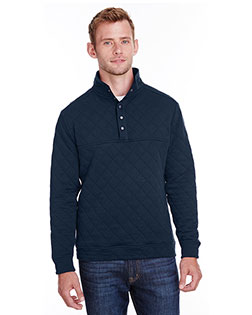 J America JA8890 Men Adult Quilted Snap Pullover