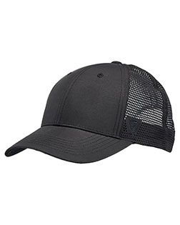 J America TW5536  Flight Lasercut Mesh Trucker Hat