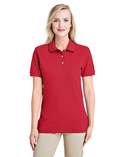 Jerzees 443WR Ladies' Premium 100% Ringspun Cotton Piqué Polo at BigNTallApparel